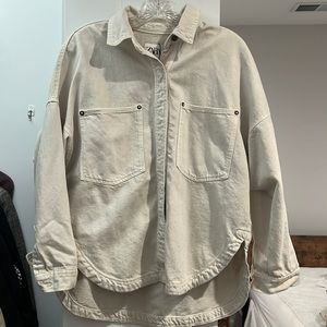Crème Zara shacket